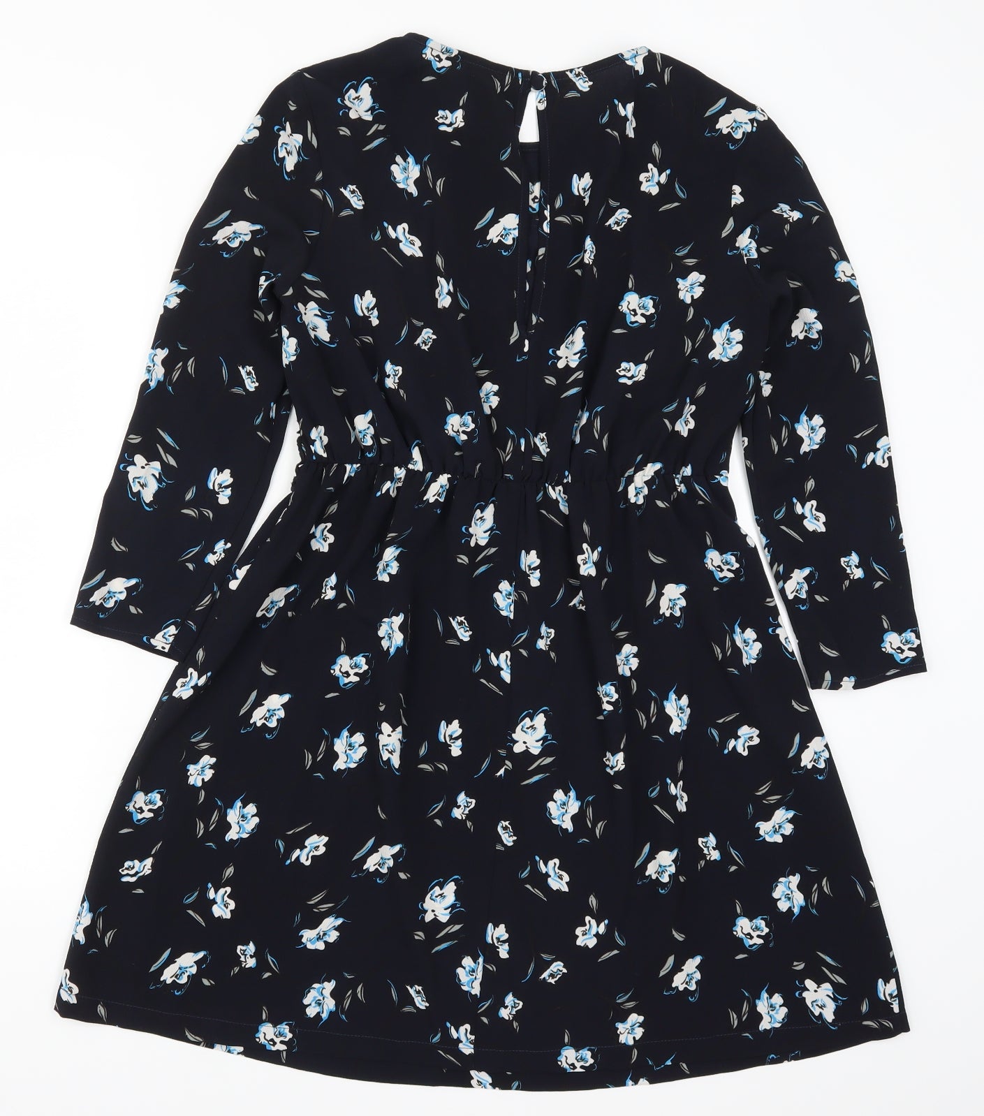 Pins & Needles Womens Blue Floral  Skater Dress  Size XS