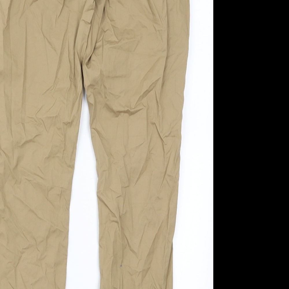 NEXT Womens Beige   Chino Trousers Size 12 L29 in