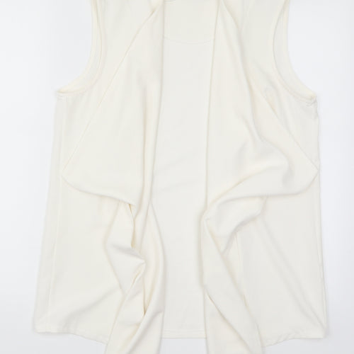 Bonmarché Womens White   Jacket  Size 14