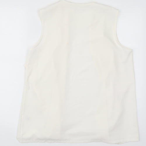 Bonmarché Womens White   Jacket  Size 14