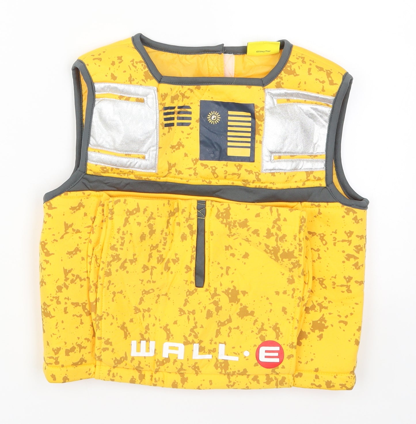 Disney Boys Yellow   Basic Tank Size 5-6 Years  - Wall.E Costume Top