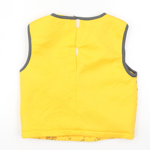 Disney Boys Yellow   Basic Tank Size 5-6 Years  - Wall.E Costume Top