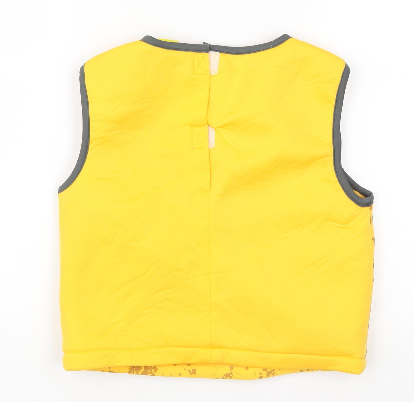 Disney Boys Yellow   Basic Tank Size 5-6 Years  - Wall.E Costume Top