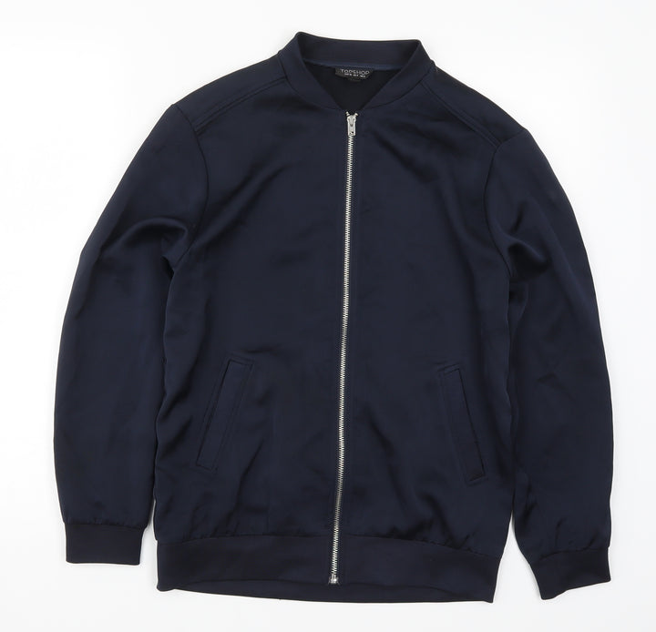 Topshop Womens Blue   Jacket  Size 8