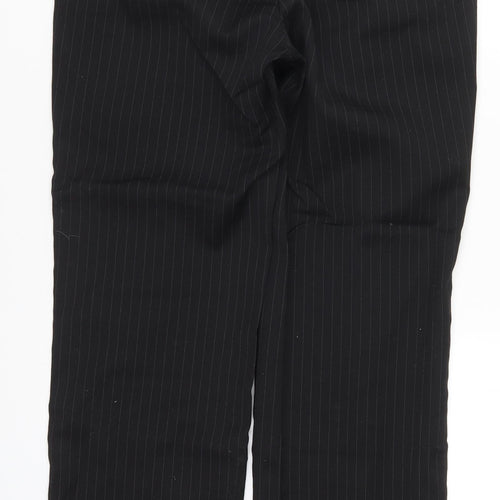NEXT Mens Black Striped  Trousers  Size 32 L31 in