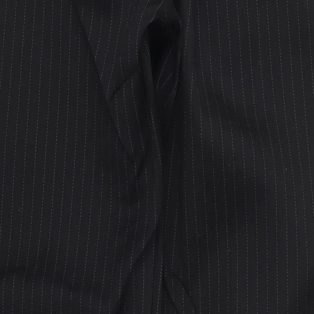 NEXT Mens Black Striped  Trousers  Size 32 L31 in