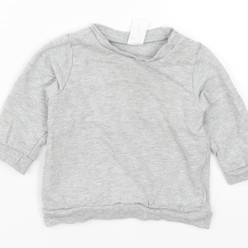 H&M Baby Grey   Basic T-Shirt Size 6-9 Months