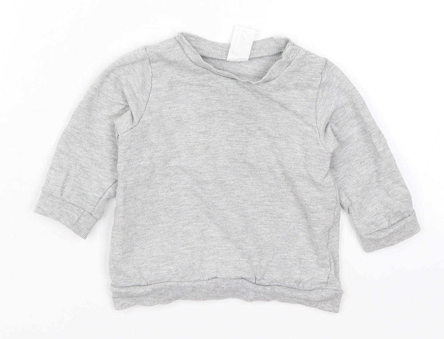 H&M Baby Grey   Basic T-Shirt Size 6-9 Months