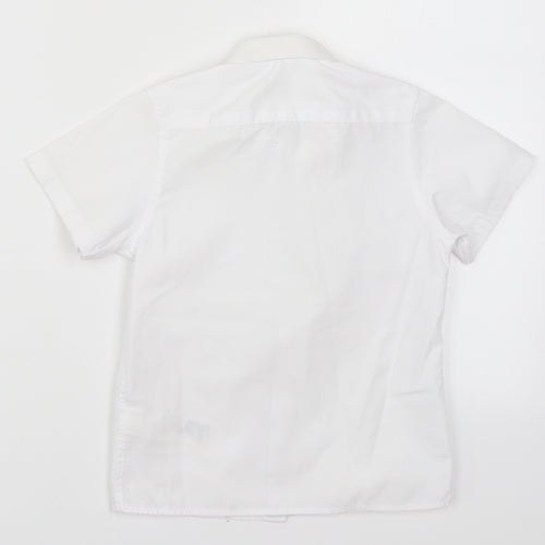 Marks and Spencer Girls White   Basic Button-Up Size 3-4 Years