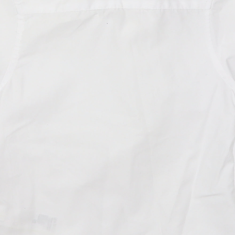 Marks and Spencer Girls White   Basic Button-Up Size 3-4 Years