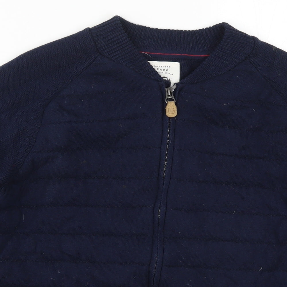 Zara Boys Blue   Full Zip Jumper Size 11-12 Years