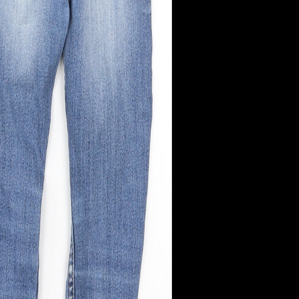 NEXT Boys Blue  Denim Skinny Jeans Size 6 Years - Distressed Look