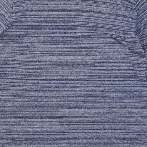 EWM Womens Blue Striped  Pullover Jumper Size 14