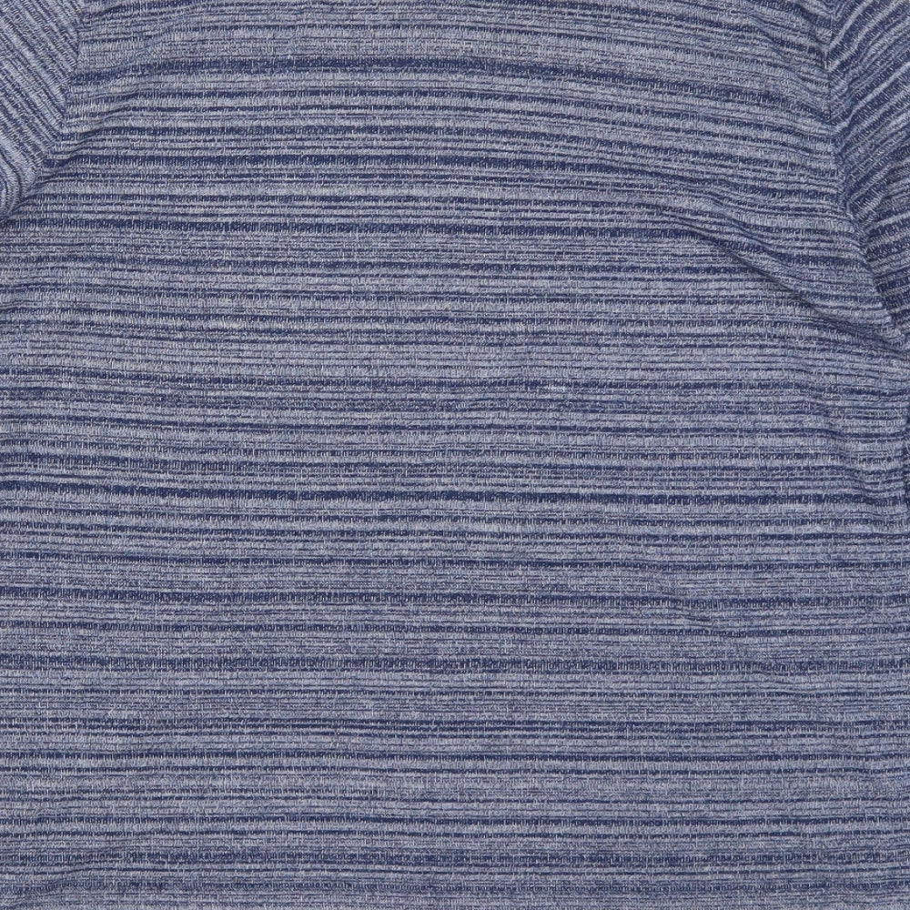 EWM Womens Blue Striped  Pullover Jumper Size 14