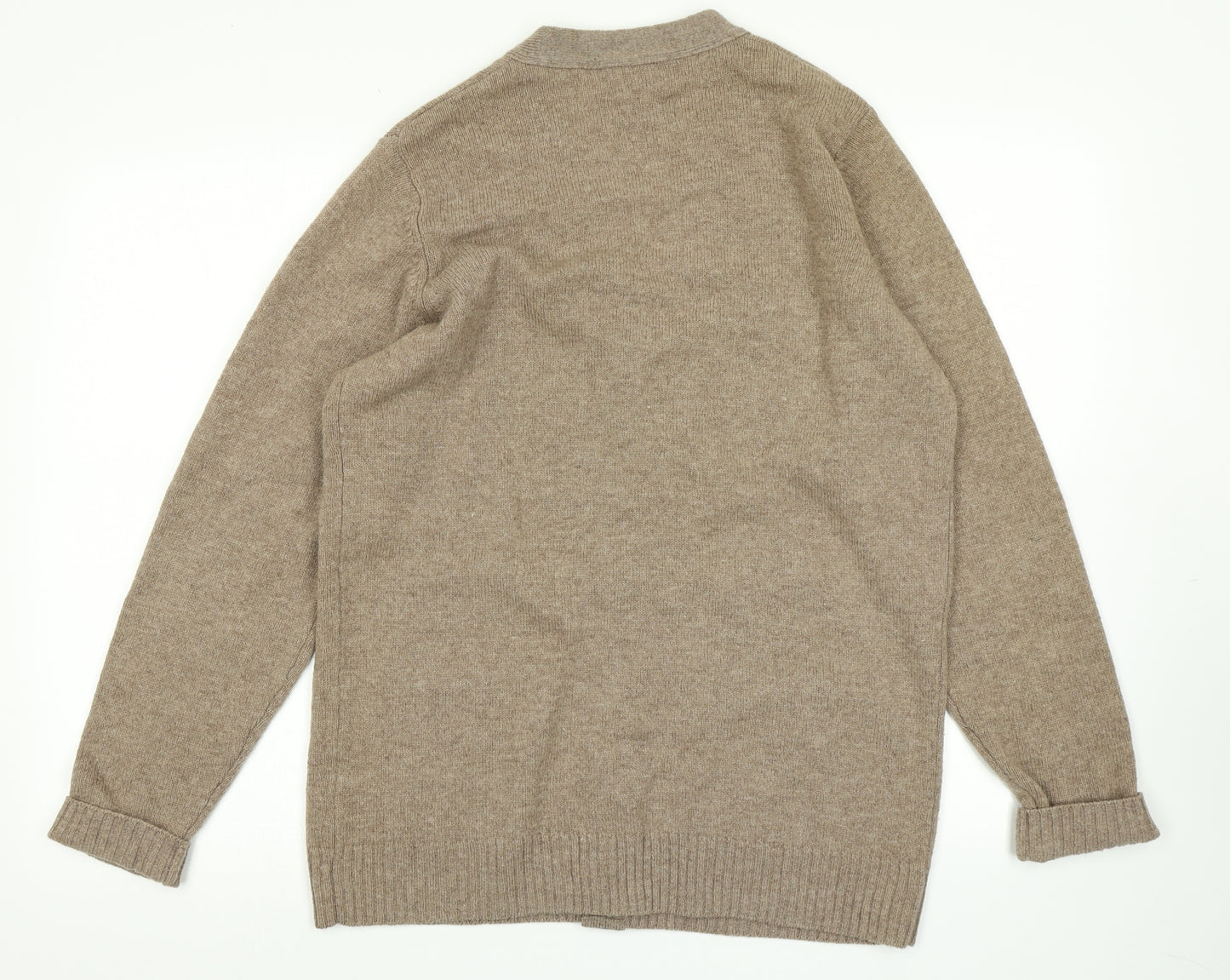 M&S Collection Womens Brown  Knit Cardigan Jumper Size S