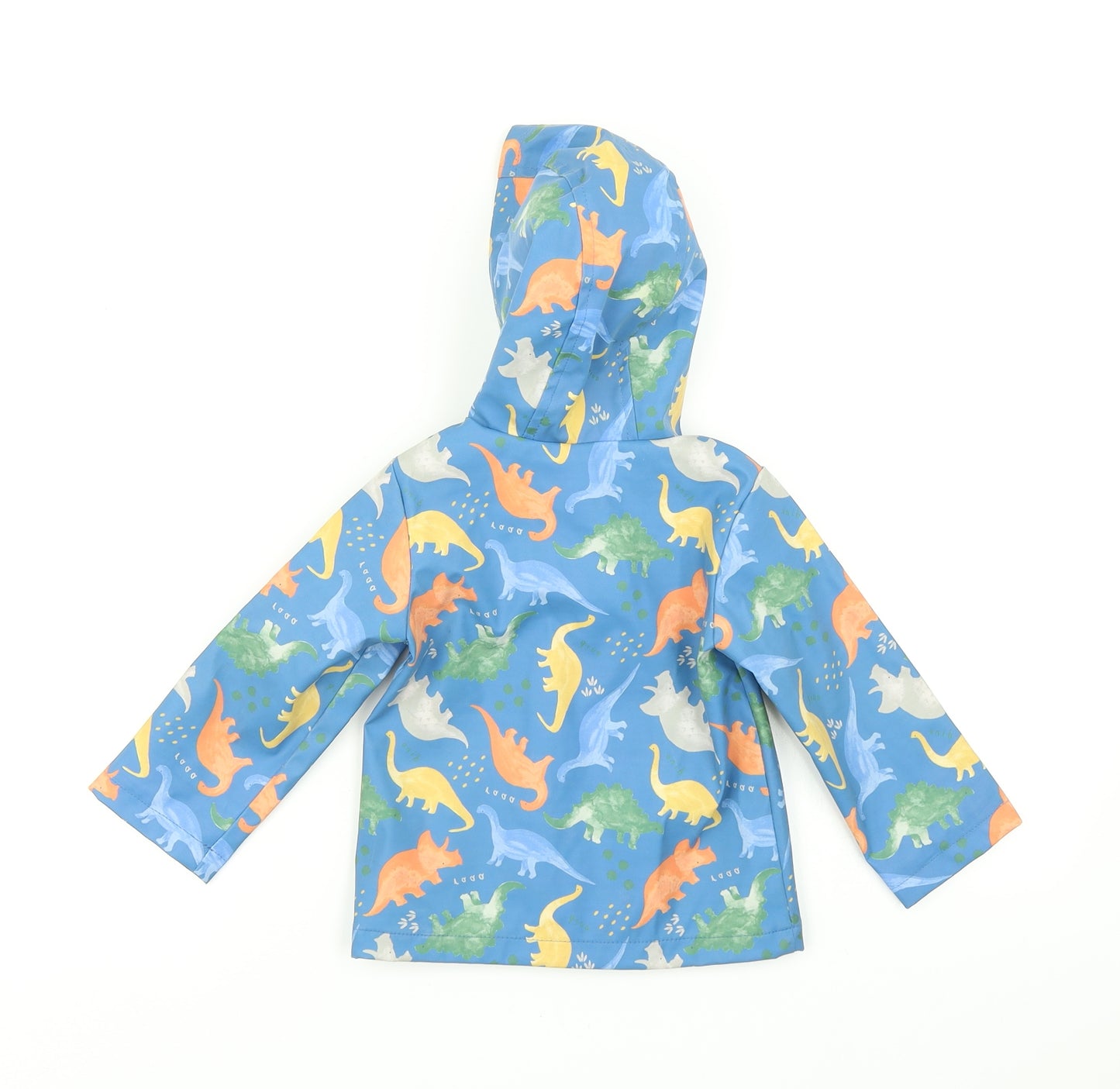 TU Boys Blue   Rain Coat Coat Size 9-12 Months  - Dinosaur print
