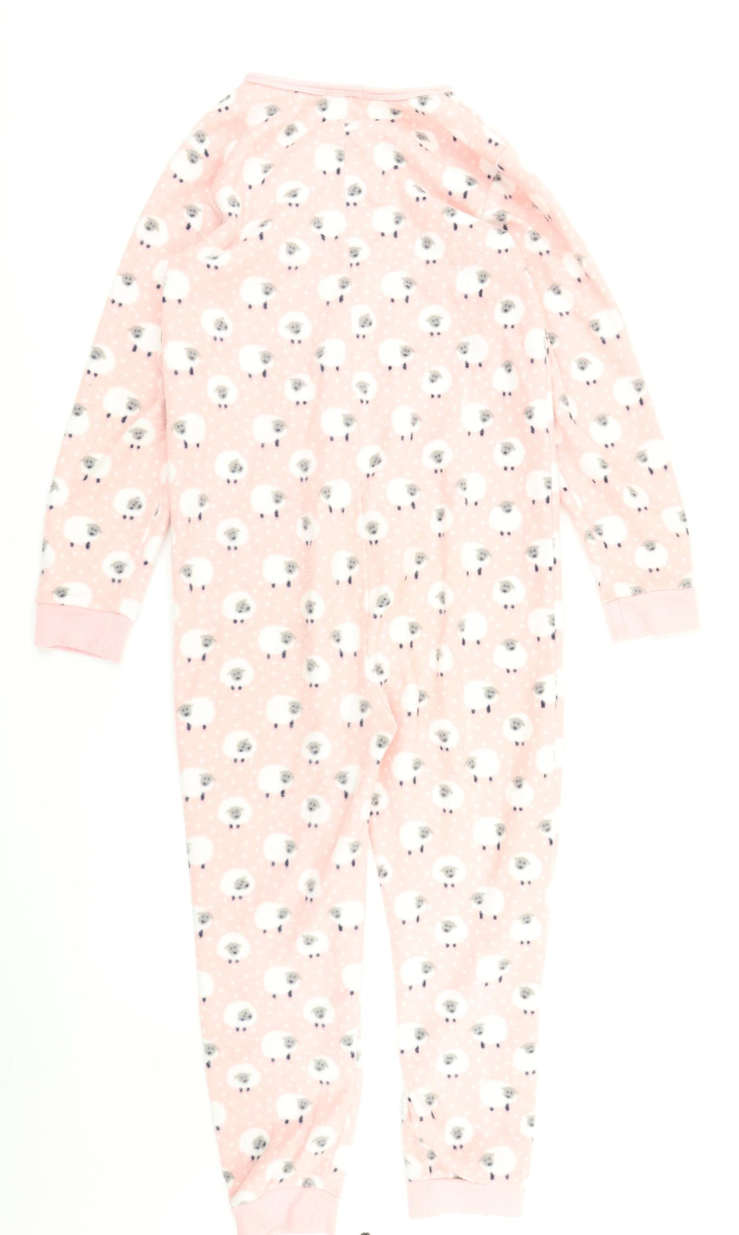 Bluezoo Girls Pink Spotted  Top One Piece Size 11-12 Years