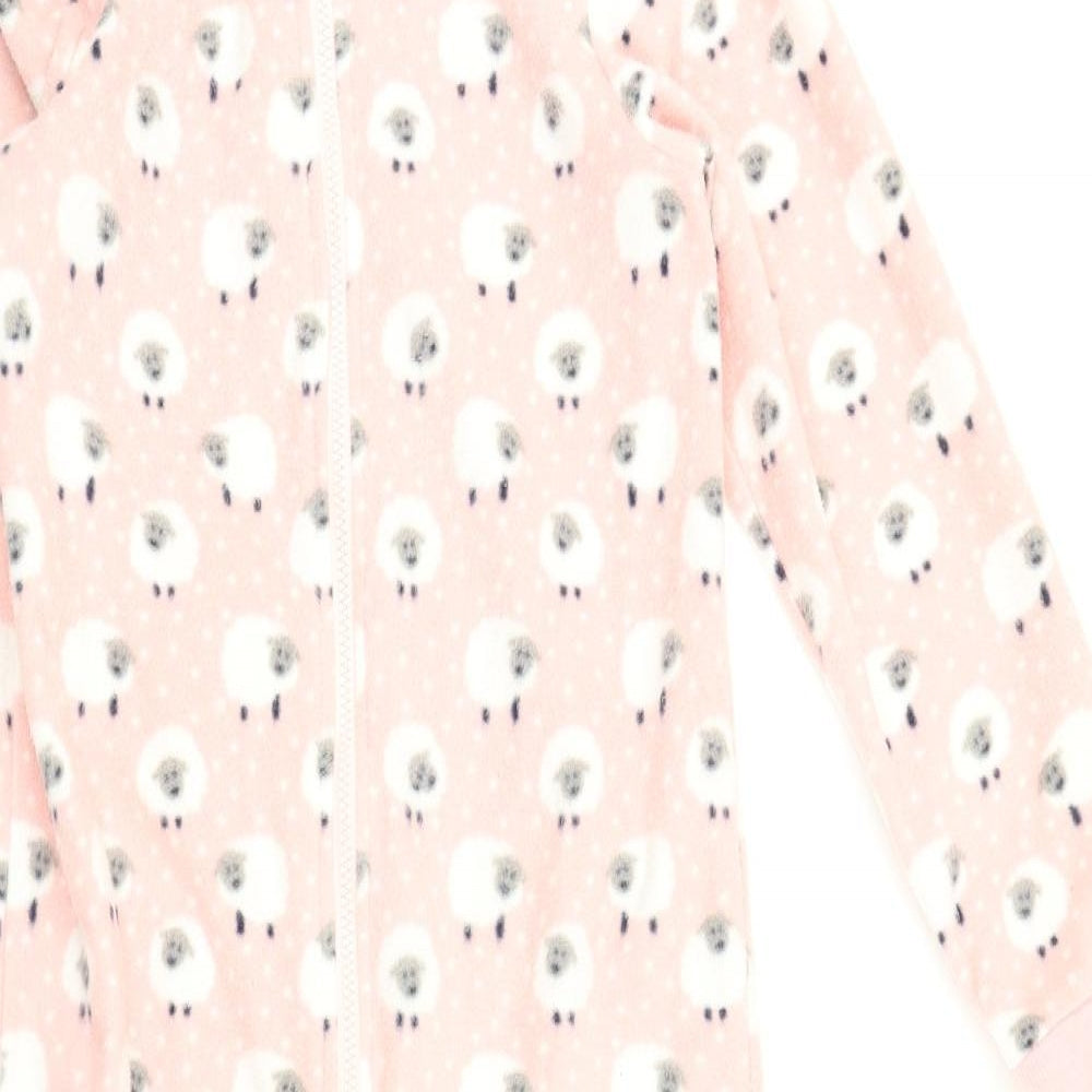 Bluezoo Girls Pink Spotted  Top One Piece Size 11-12 Years