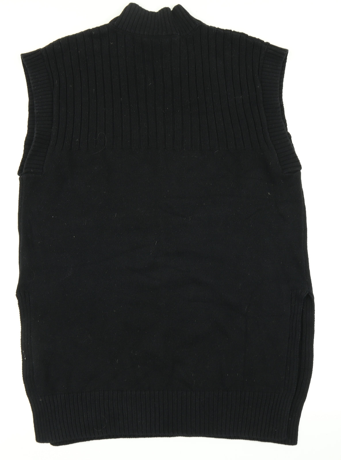 Kaffe Womens Black  Knit Vest Jumper Size M