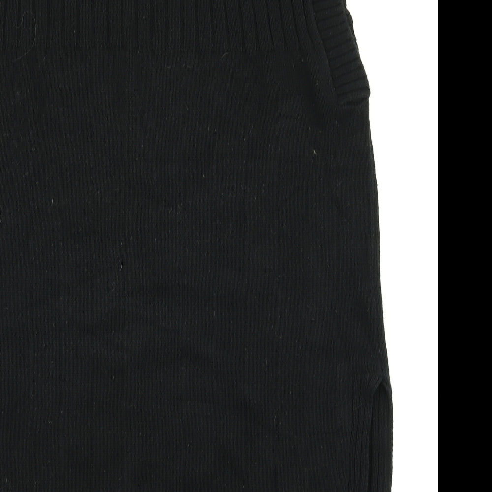 Kaffe Womens Black  Knit Vest Jumper Size M