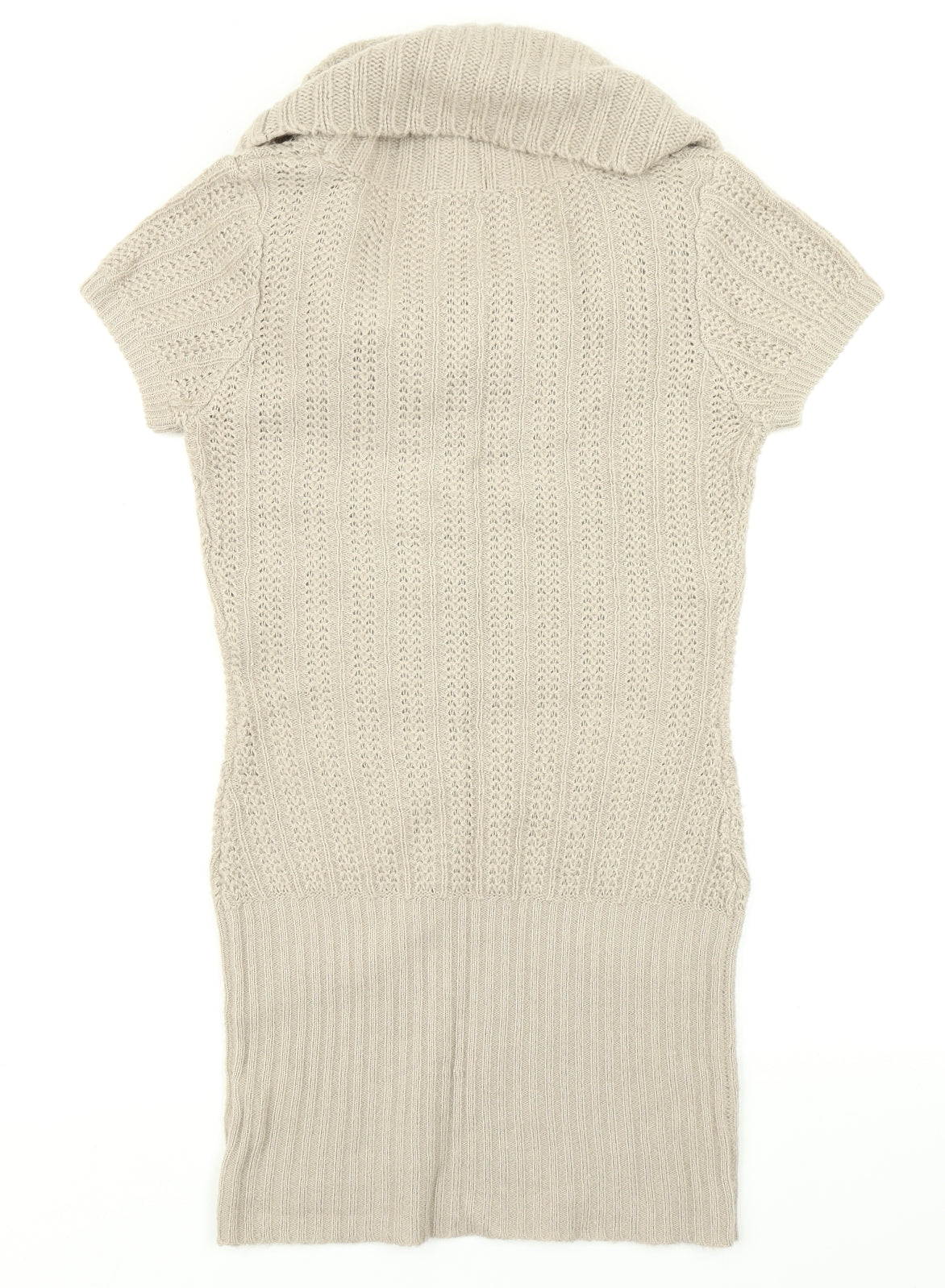 Bay Womens Beige  Knit Jumper Dress  Size 10