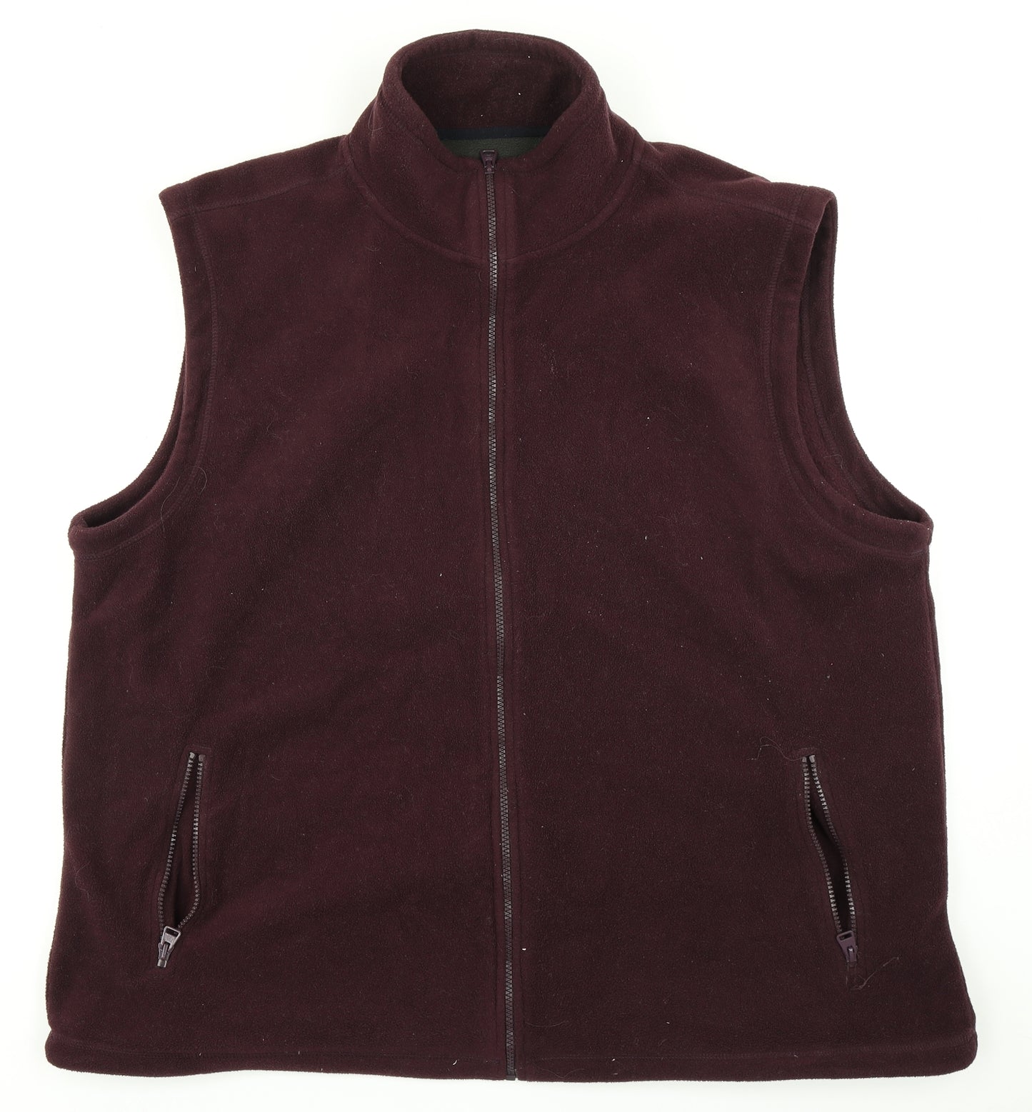 James Pringle Mens Purple  Fleece Gilet Jacket Size 2XL