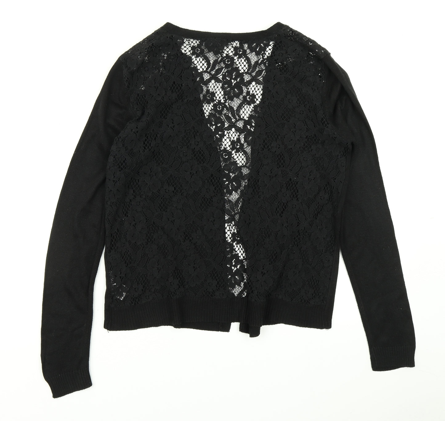 Primark Womens Black  Knit Cardigan Jumper Size M
