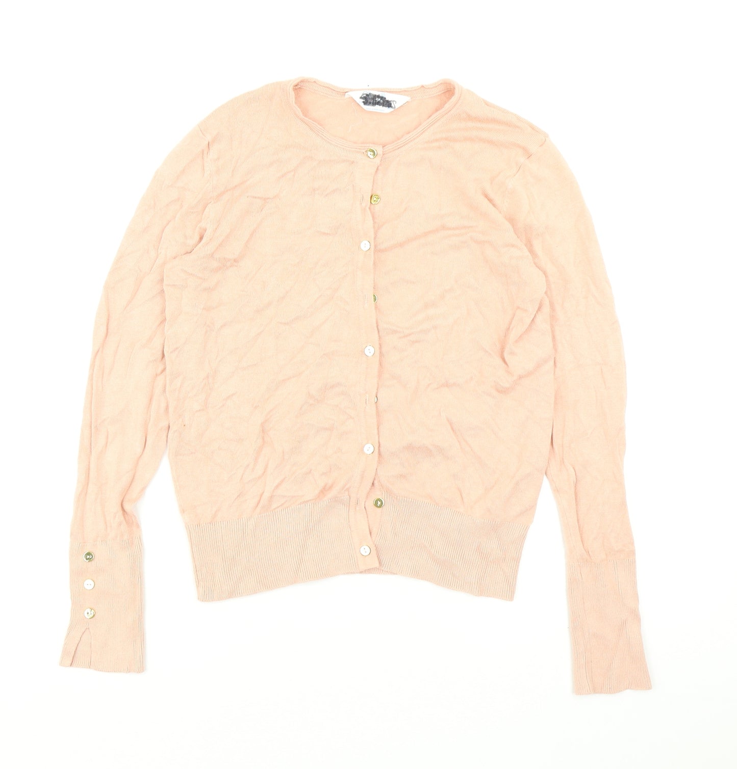Primark Womens Pink  Knit Cardigan Jumper Size XS
