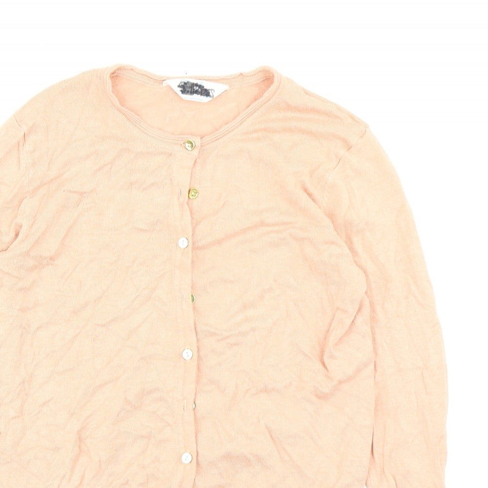 Primark Womens Pink  Knit Cardigan Jumper Size XS