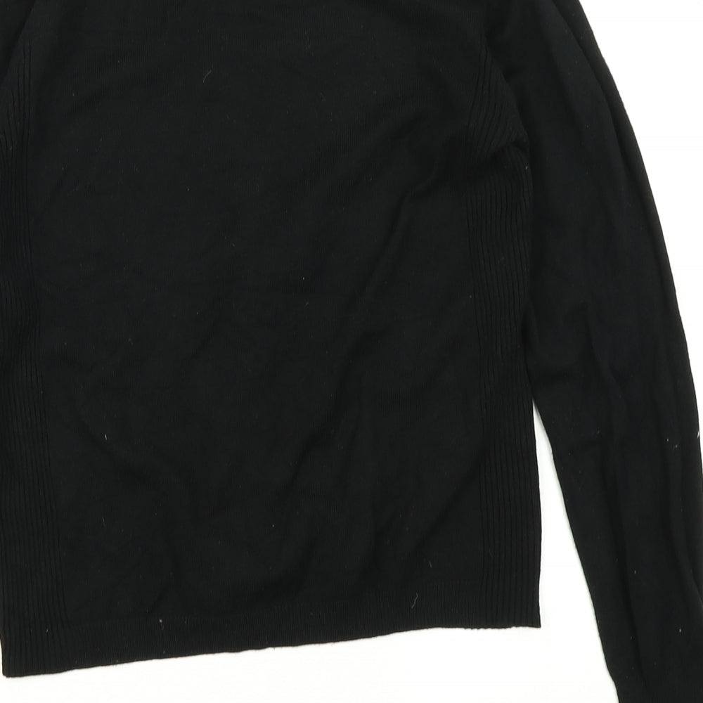Papaya Womens Black  Knit Cardigan Jumper Size 10