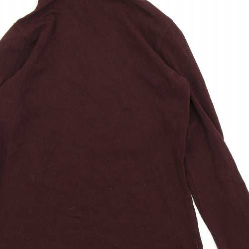ESMARA Womens Purple   Basic T-Shirt Size 10