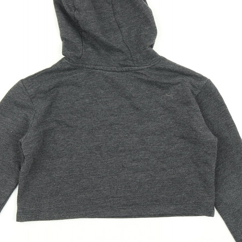 Matalan Girls Grey   Pullover Hoodie Size 9 Years