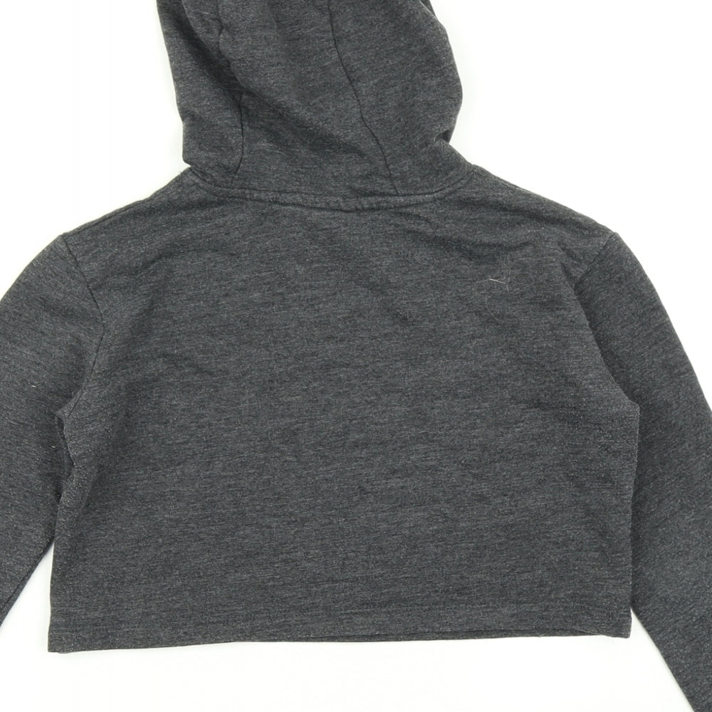 Matalan Girls Grey   Pullover Hoodie Size 9 Years