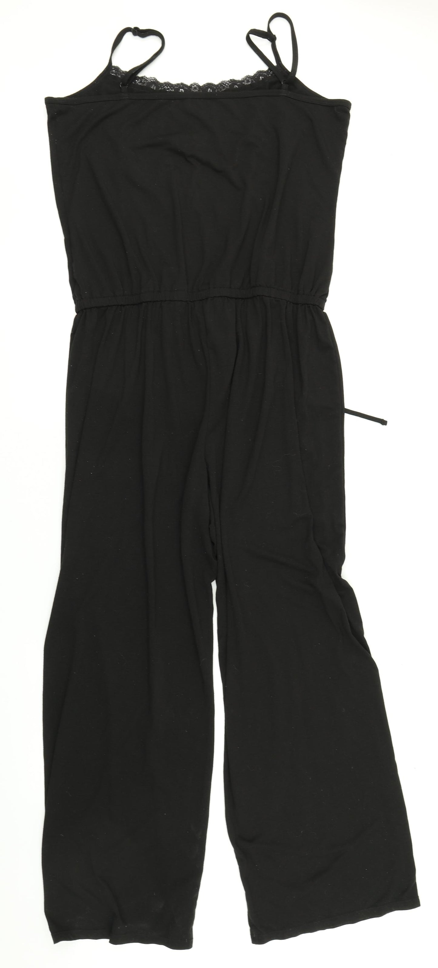 George Womens Black   Jumpsuit One-Piece Size 16 L26 in
