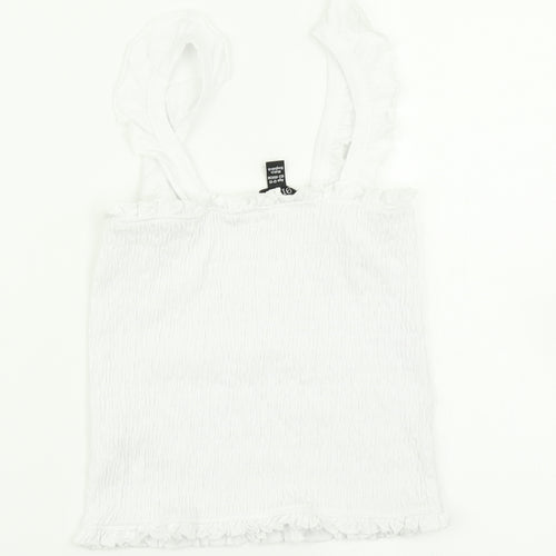 915 Generation Girls White   Cropped Tank Size 12-13 Years