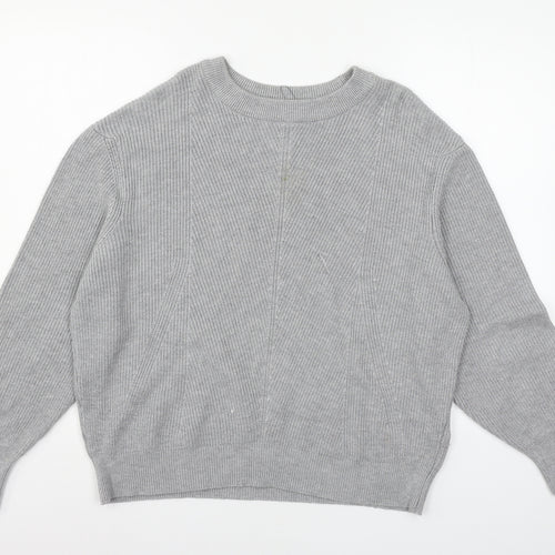 Marks and Spencer Womens Grey  Knit Pullover Jumper Size L