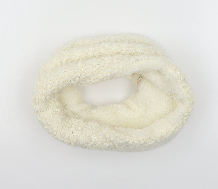 Atmosphere Womens Ivory Knit Scarf