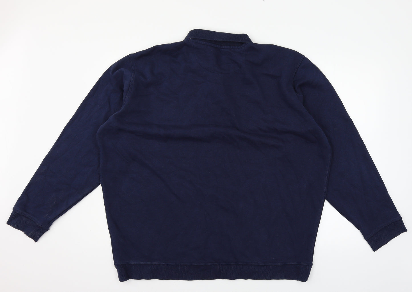 James Pringle Mens Blue  Jersey Pullover Sweatshirt Size 2XL