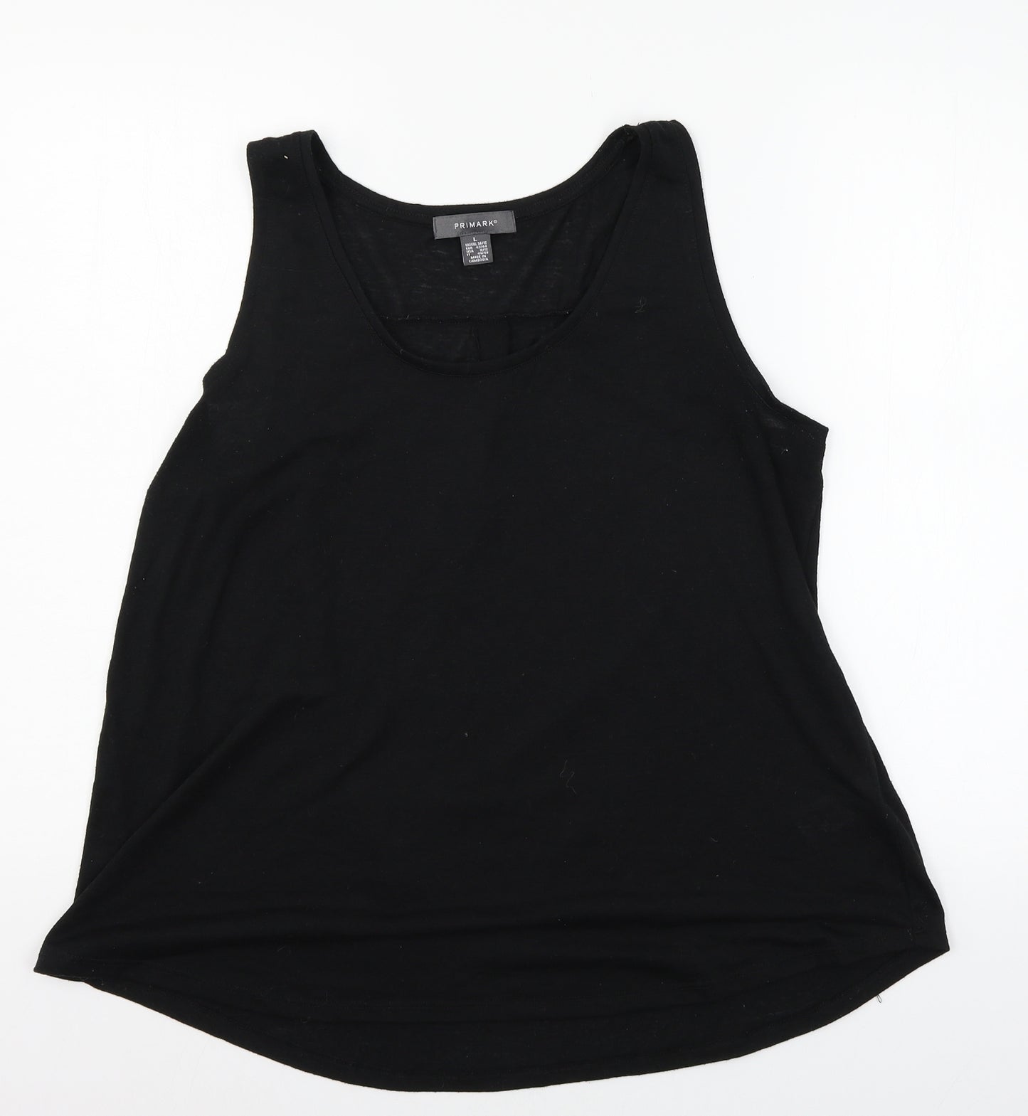 Primark Womens Black  Jersey Basic Tank Size 14