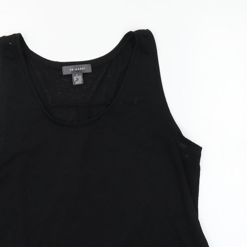 Primark Womens Black  Jersey Basic Tank Size 14