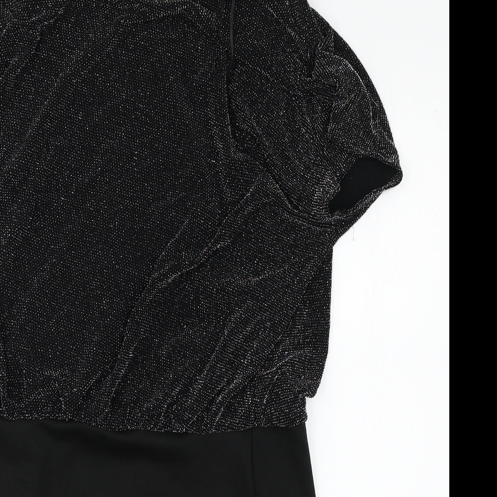 Select Womens Black  Jersey A-Line  Size 14