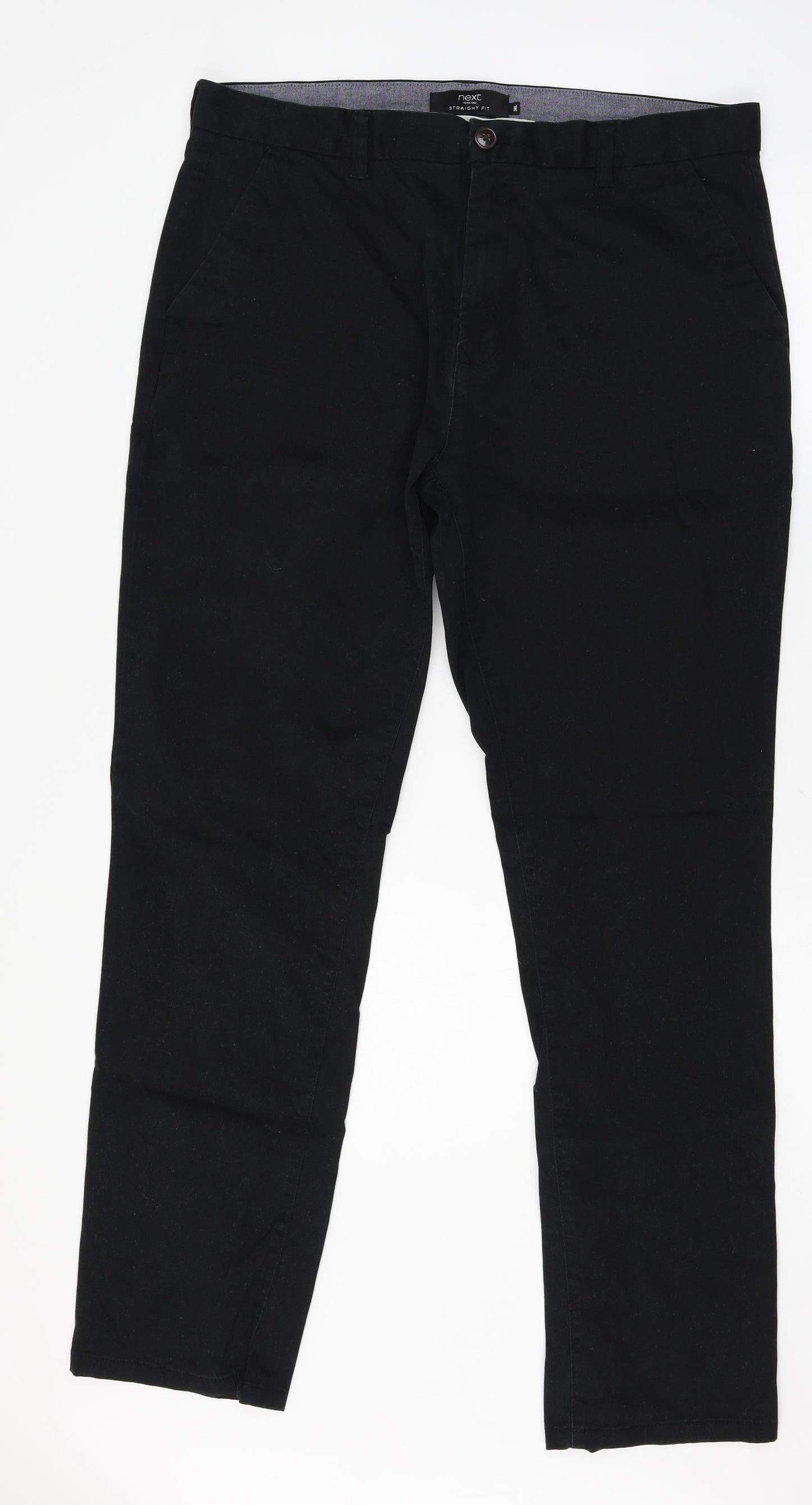 NEXT Mens Black   Trousers  Size 38 in L33 in