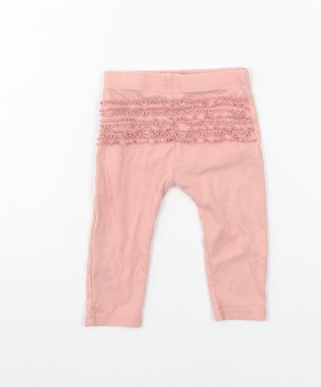 Matalan Girls Pink  Jersey Jogger Trousers Size 6-9 Months