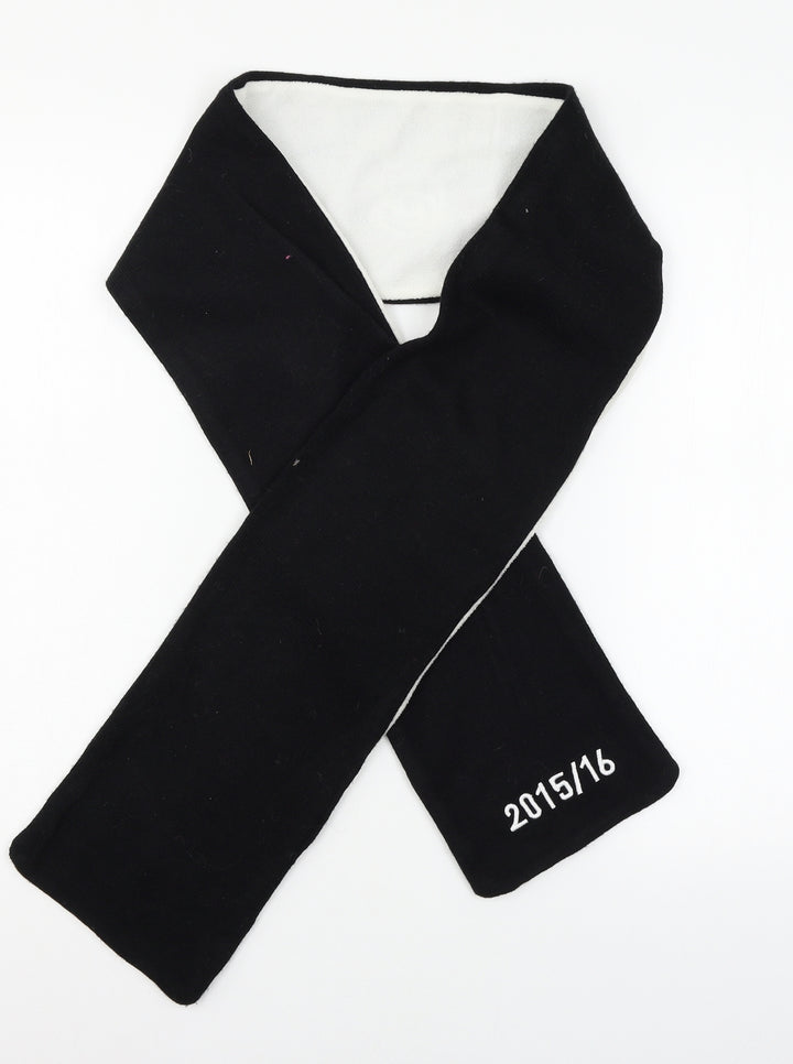 Preworn Mens Black Knit Rectangle Scarf Scarf One Size - Ram