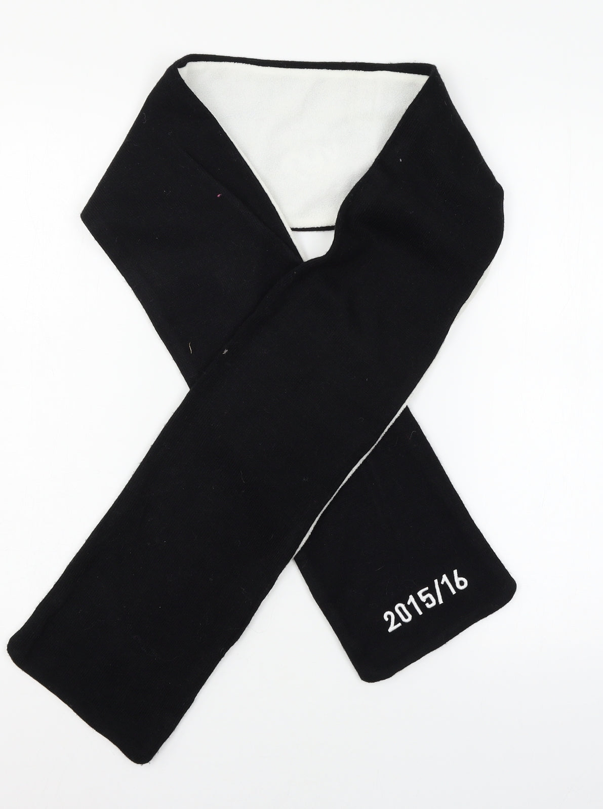 Preworn Mens Black  Knit Rectangle Scarf Scarf One Size  - Ram