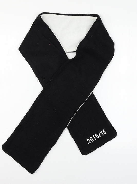 Preworn Mens Black  Knit Rectangle Scarf Scarf One Size  - Ram