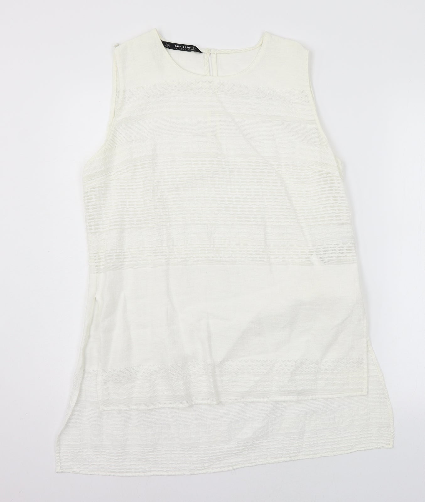 Zara Womens White   Basic Blouse Size L