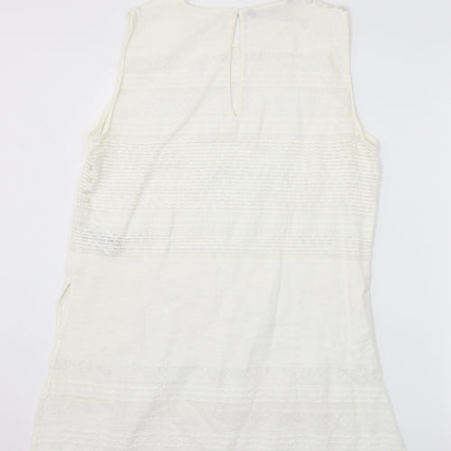 Zara Womens White   Basic Blouse Size L