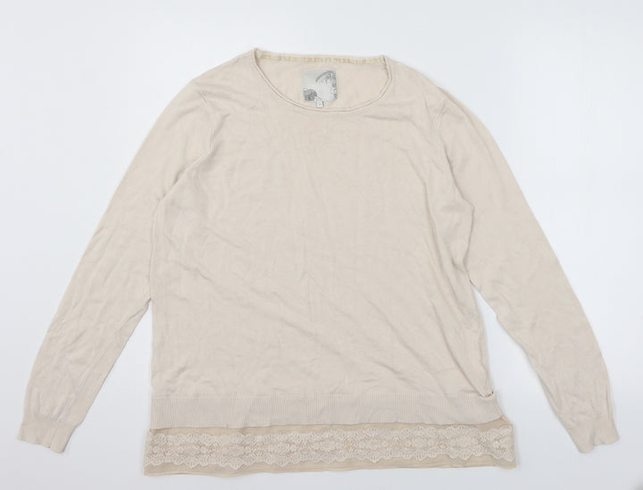 RJR.John Rocha Womens Pink Pullover Jumper Size 14