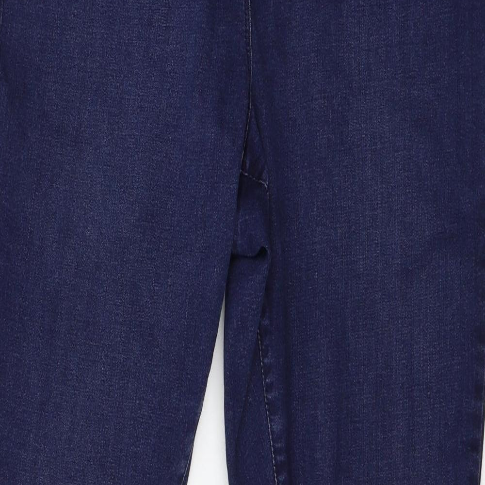 Marks and Spencer Womens Blue  Denim Skinny Jeans Size 14 L29 in